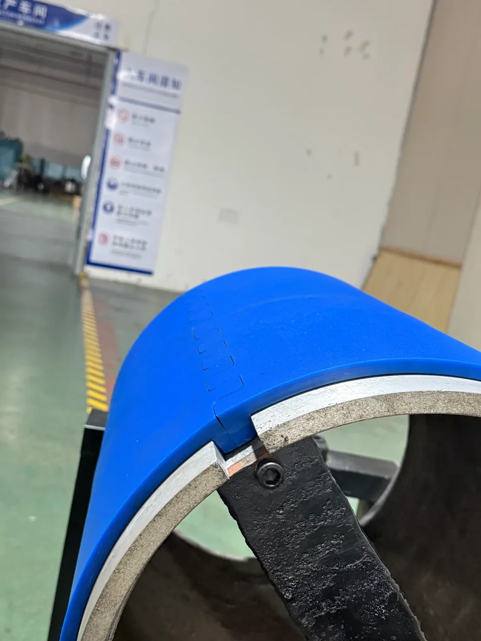 Installation on our in-house demonstration drum