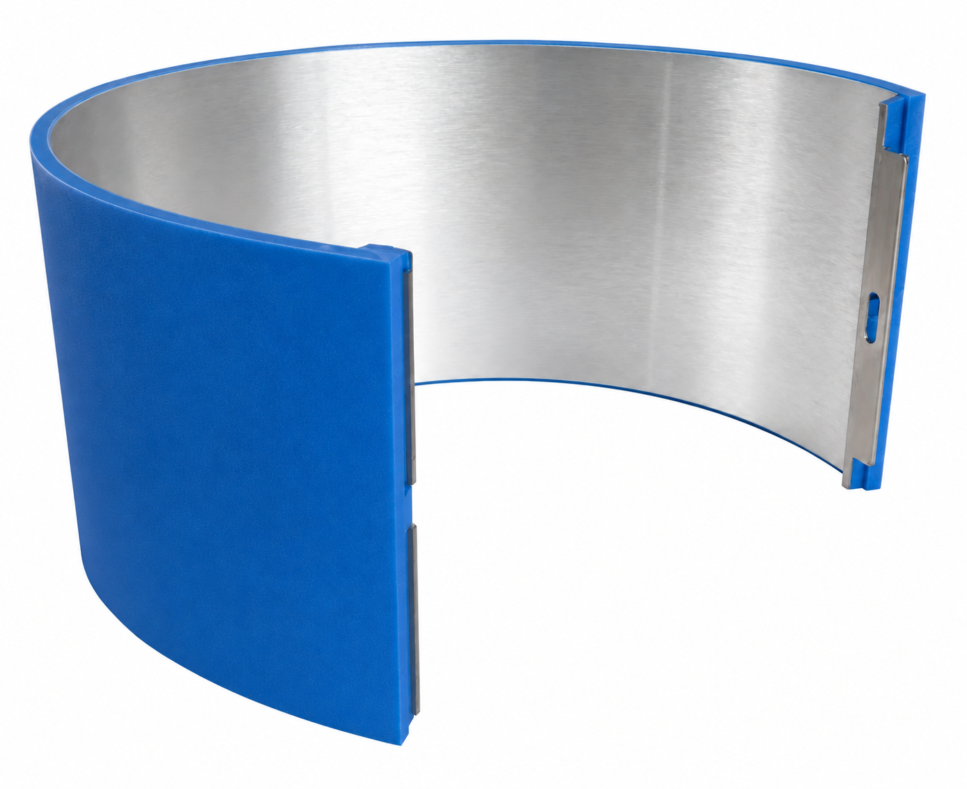 Steel-backed anvil cover with working surface and locking edge